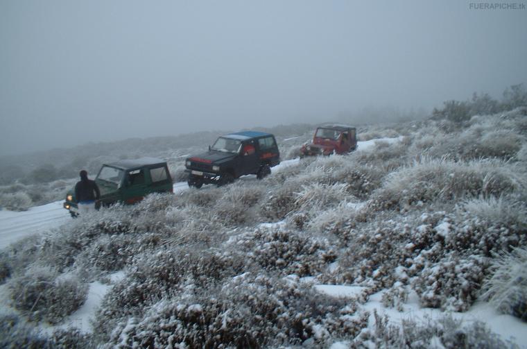 Nieve en las Ca�adas del Teide 4x4